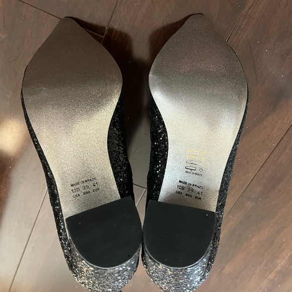 NIB - Old Cutter Sophia - Black Sparkle Pointed Toe Boots - Womens Size 10 - Picture 7 of 9